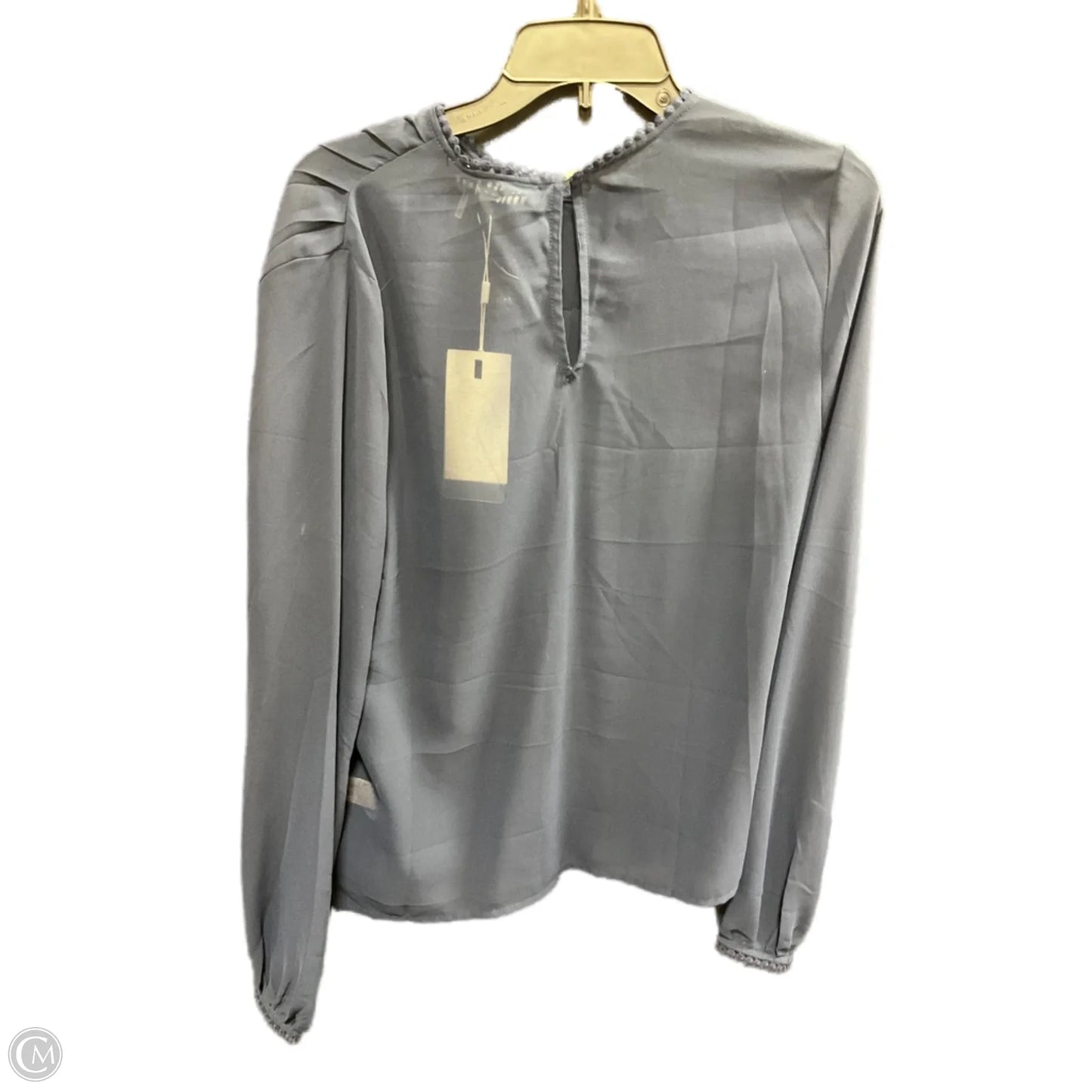 Top Long Sleeve By Endless Rose In Navy, Size: L