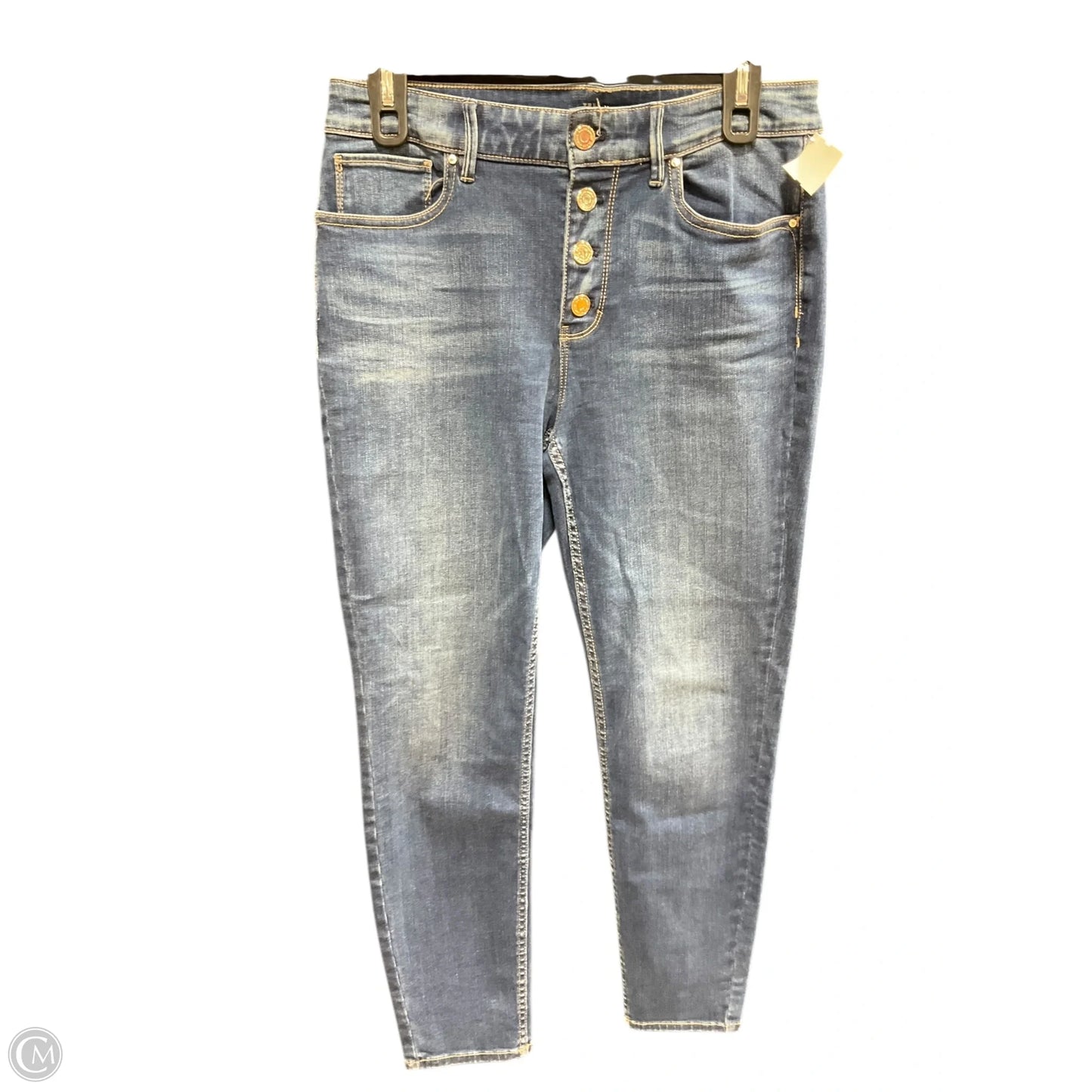 Jeans Skinny By White House Black Market In Blue Denim, Size: 6