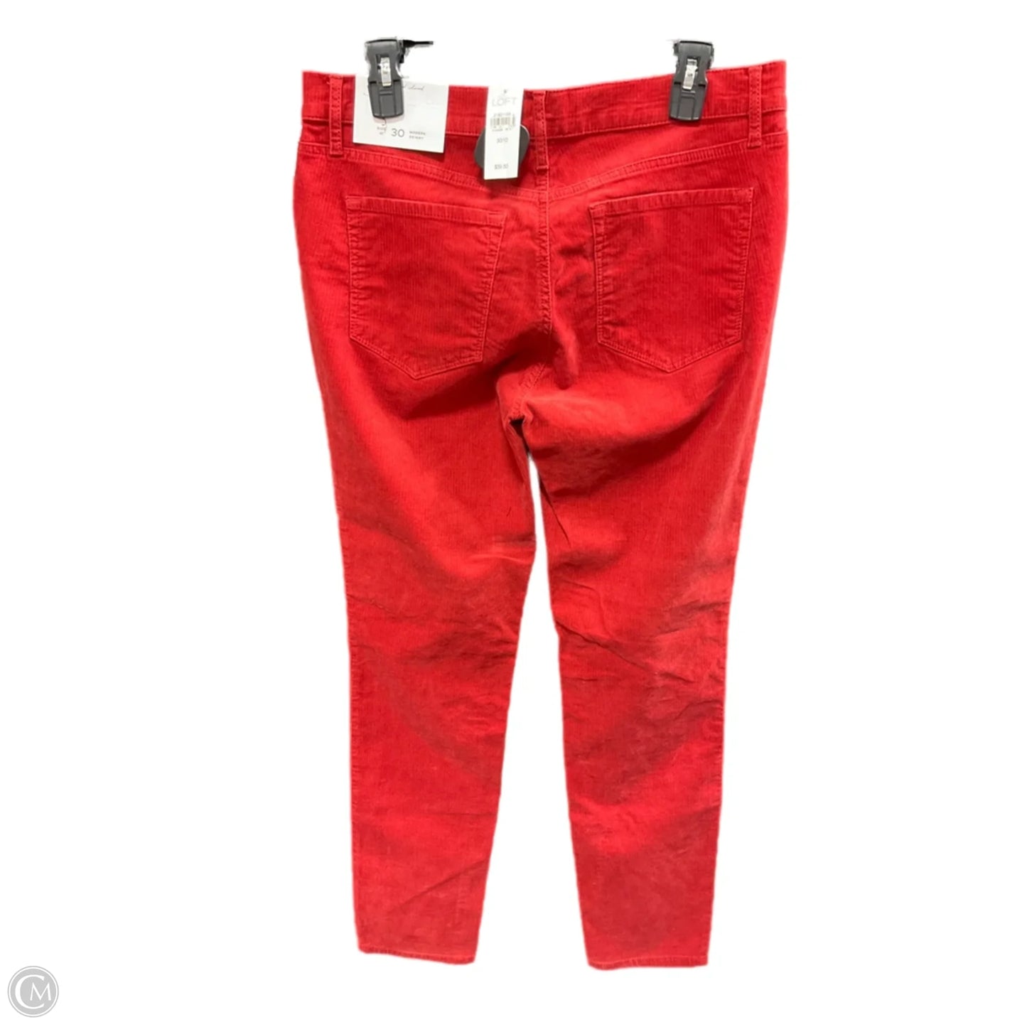 Pants Corduroy By Loft In Red, Size: 10