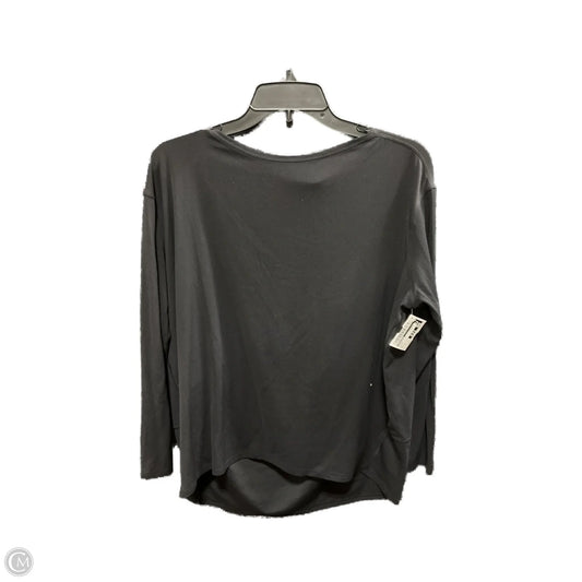 Athletic Top Long Sleeve Crewneck By Lululemon In Black, Size: 8