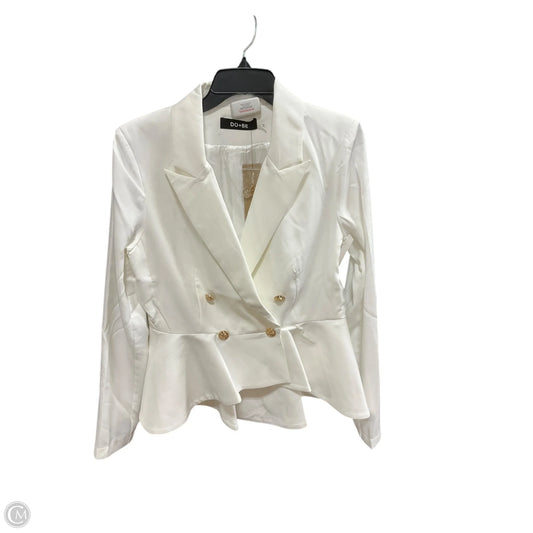 Blazer By Do + Be In White, Size: L