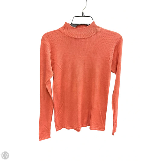 Top Long Sleeve By Clothes Mentor In Orange, Size: S
