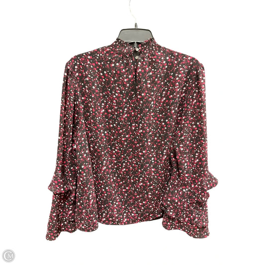 Top Long Sleeve By 1.state In Floral Print, Size: Xl