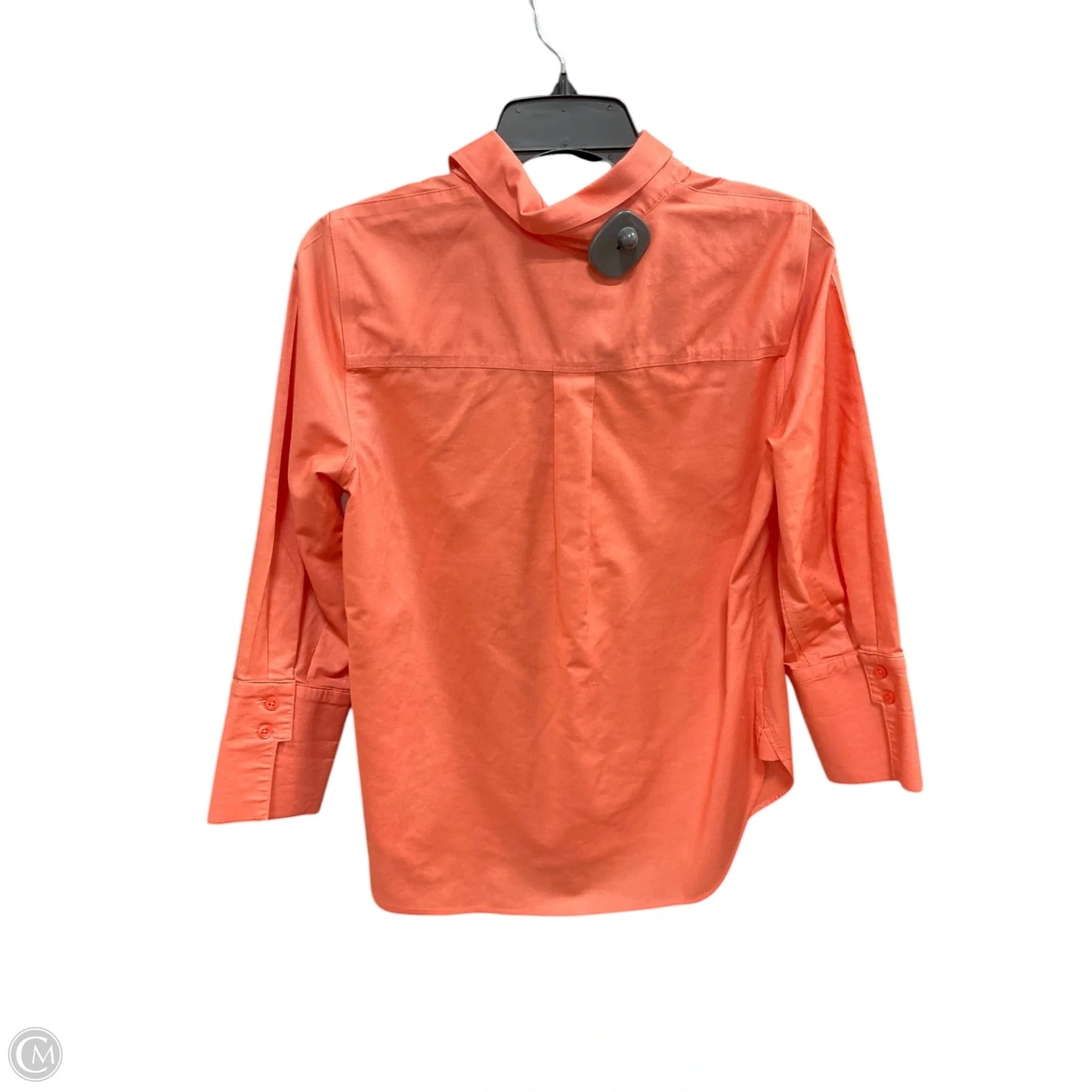 Blouse 3/4 Sleeve By Chicos In Orange, Size: S