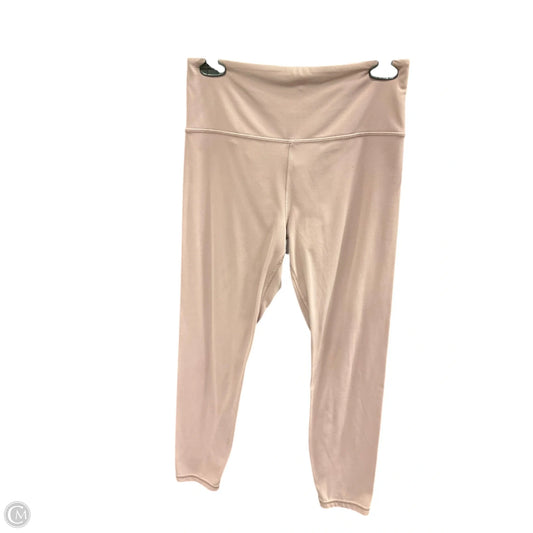 Athletic Leggings By Athleta In Pink, Size: M