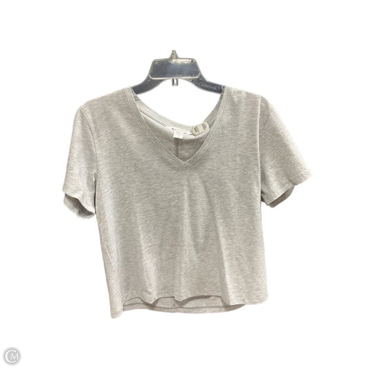 Athletic Top Short Sleeve By Athleta In Grey, Size: S
