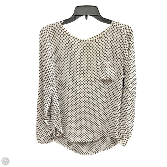 Top Long Sleeve By Loft In Floral Print, Size: S