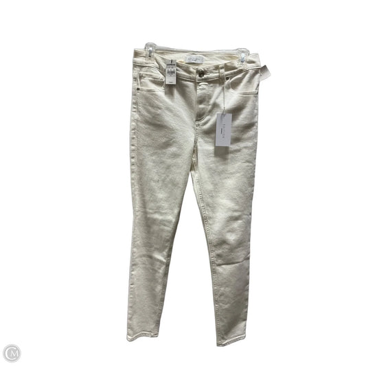 Jeans Skinny By Express In White, Size: 2