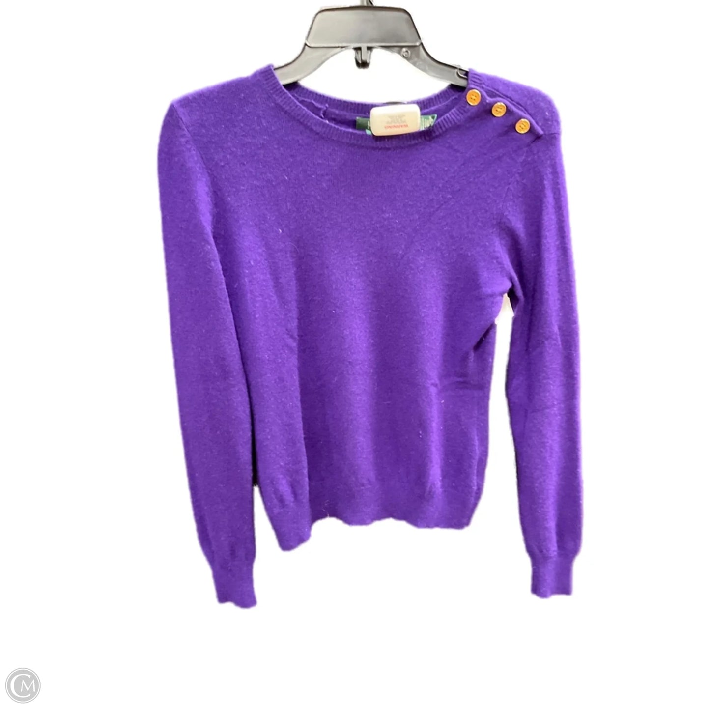 Sweater Cashmere By Lauren By Ralph Lauren In Purple, Size: Sp