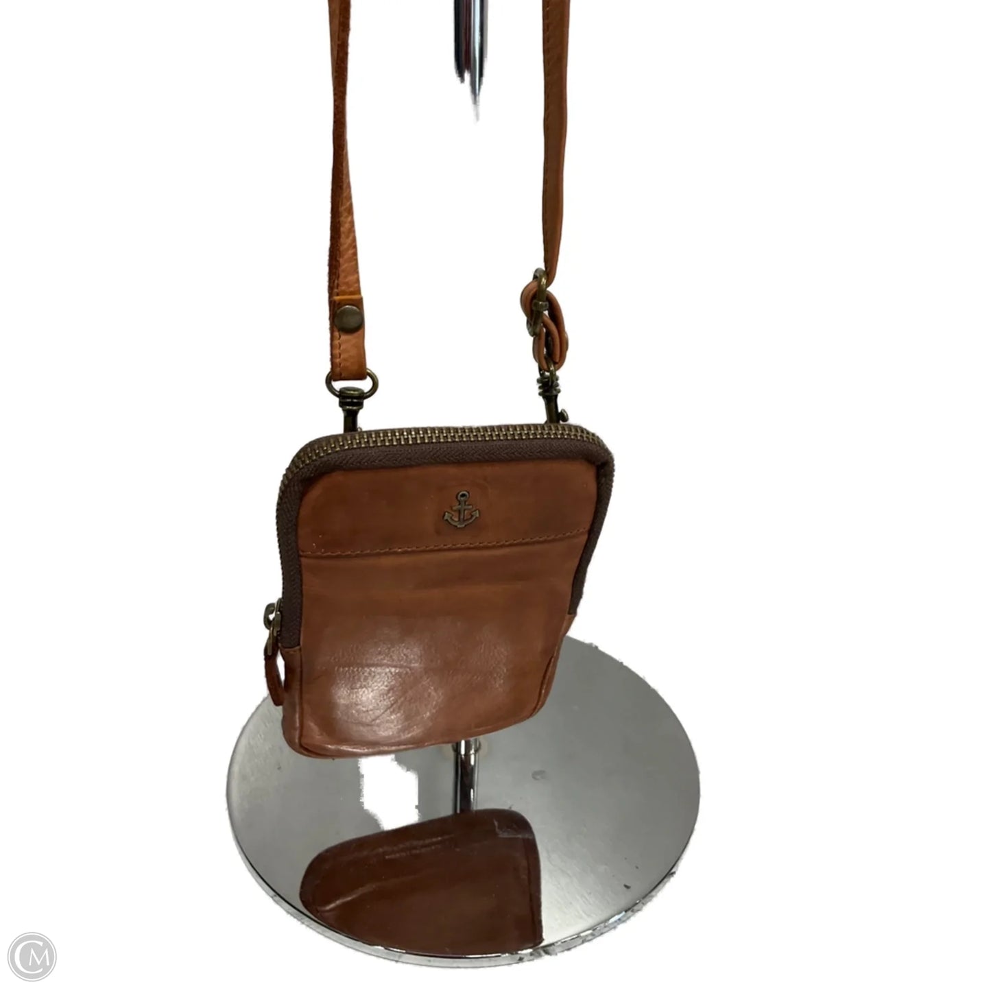 Crossbody Leather By Harbor Bay, Size: Small