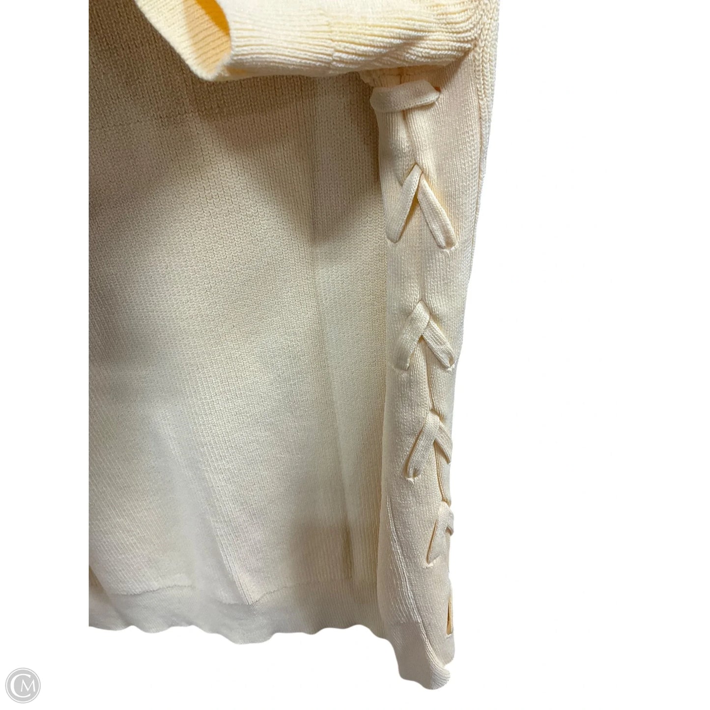 Top Short Sleeve By White House Black Market In Yellow, Size: S