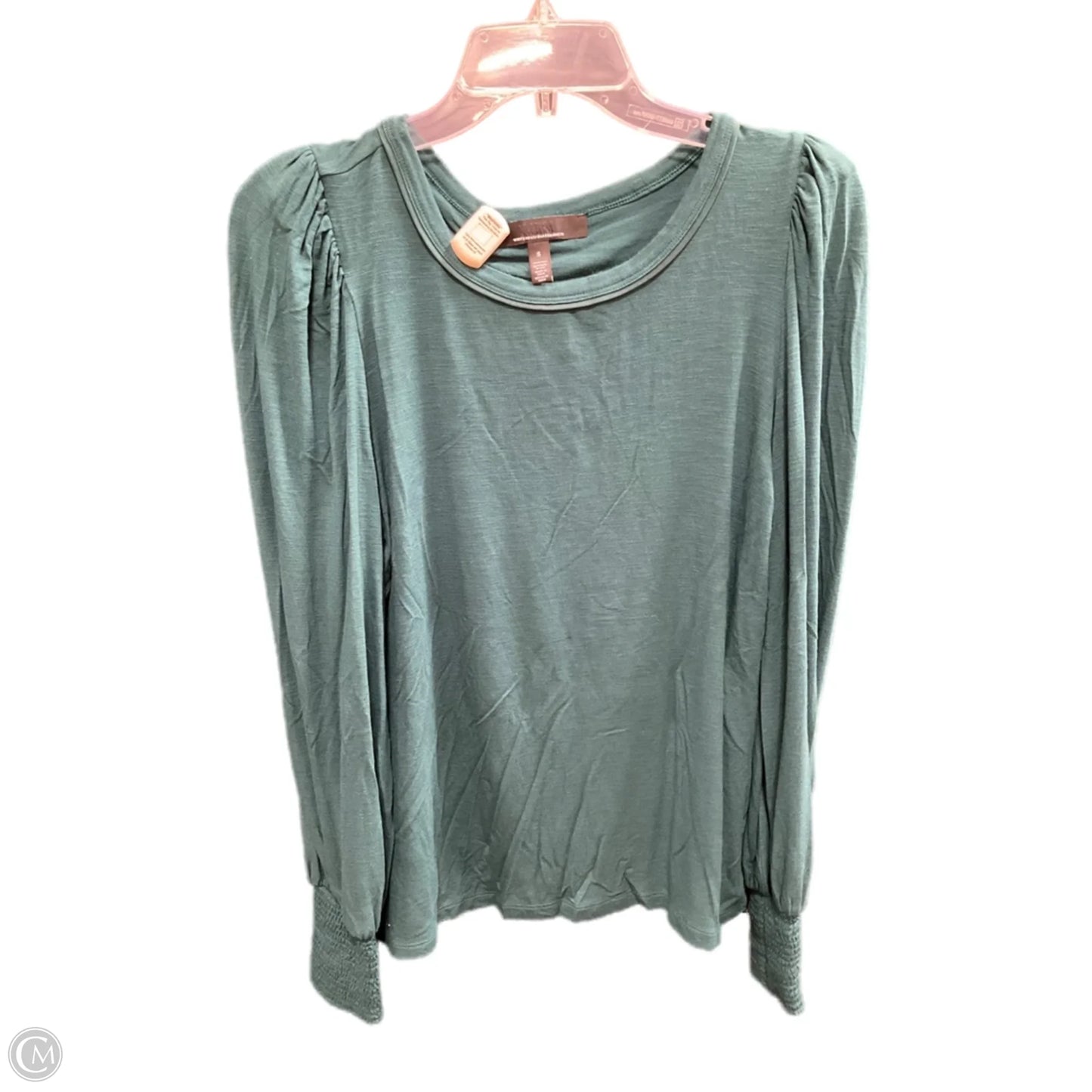 Top Long Sleeve By White House Black Market In Green, Size: S