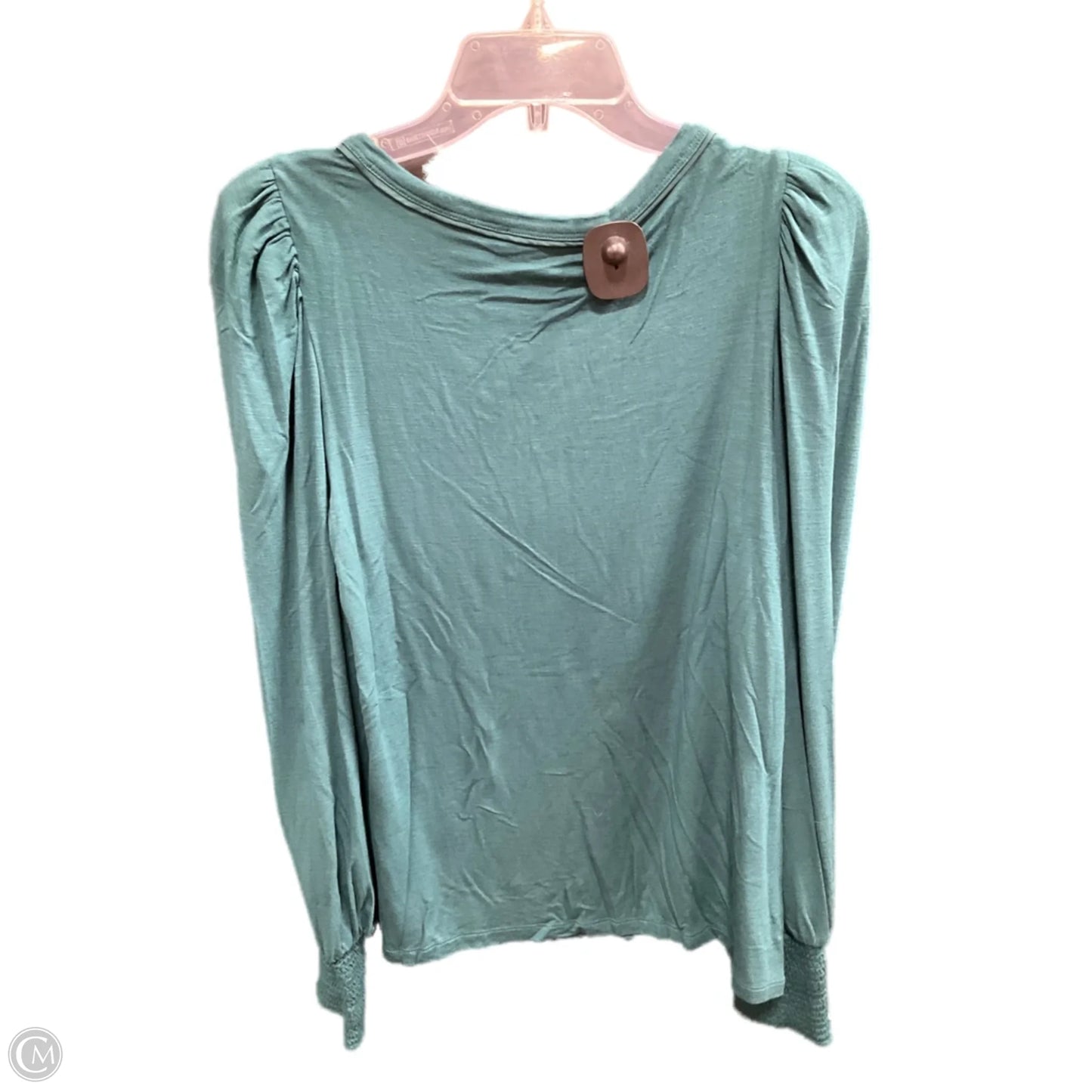 Top Long Sleeve By White House Black Market In Green, Size: S