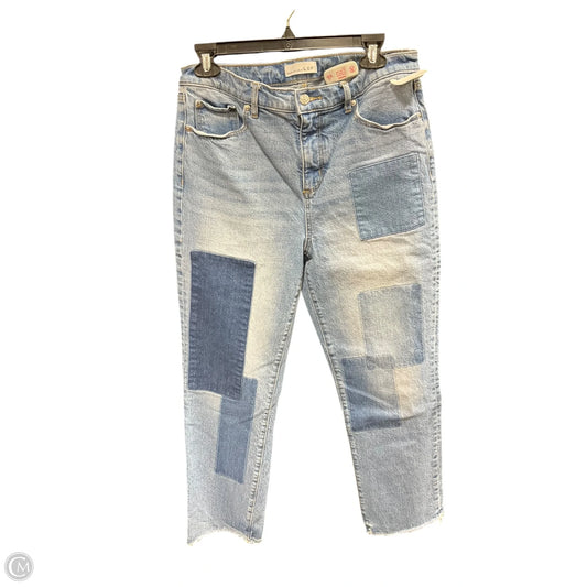 Jeans Straight By Loft In Blue Denim, Size: 6