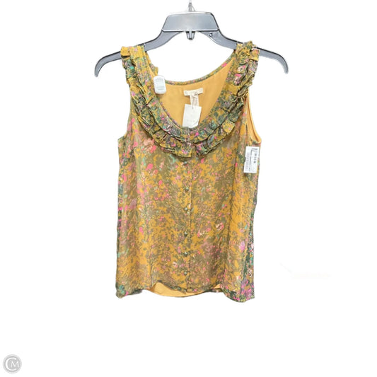 Top Sleeveless By J. Crew In Green, Size: 2