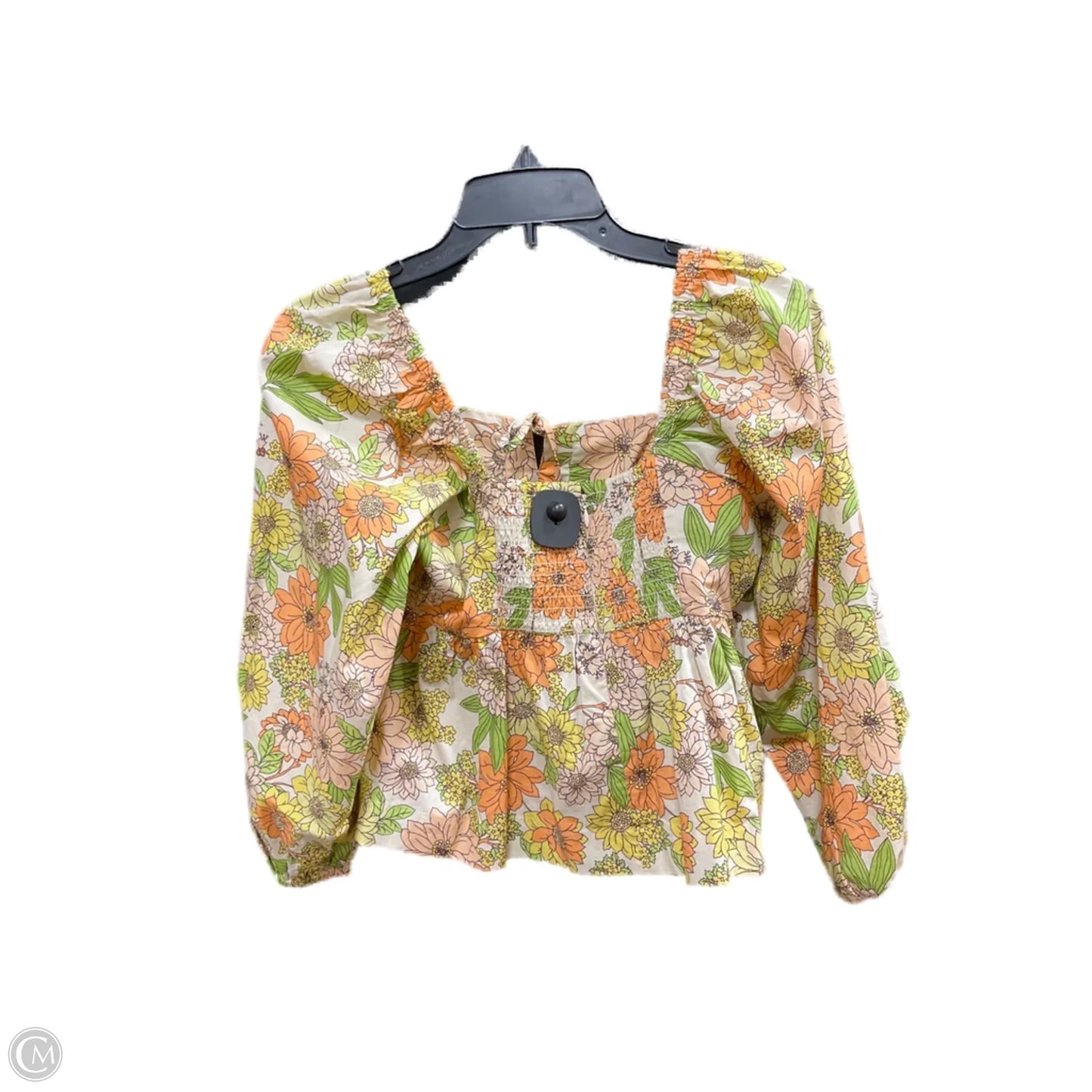 Top Long Sleeve By J. Crew In Floral Print, Size: 2