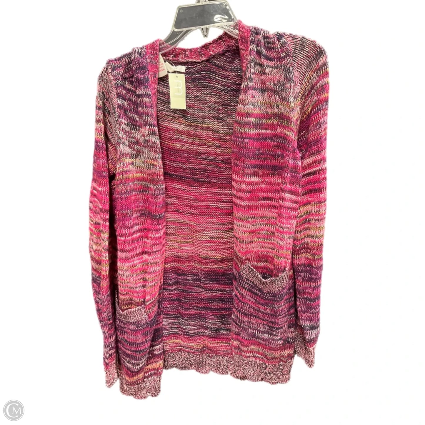 Cardigan By Maurices In Pink & Purple, Size: L