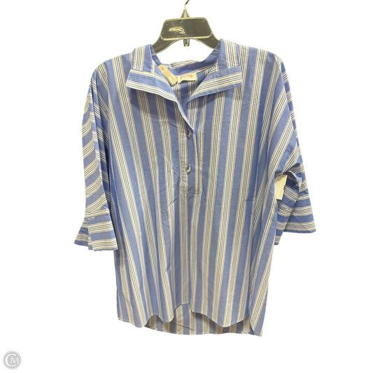 Blouse Long Sleeve By Fate In Striped Pattern, Size: S