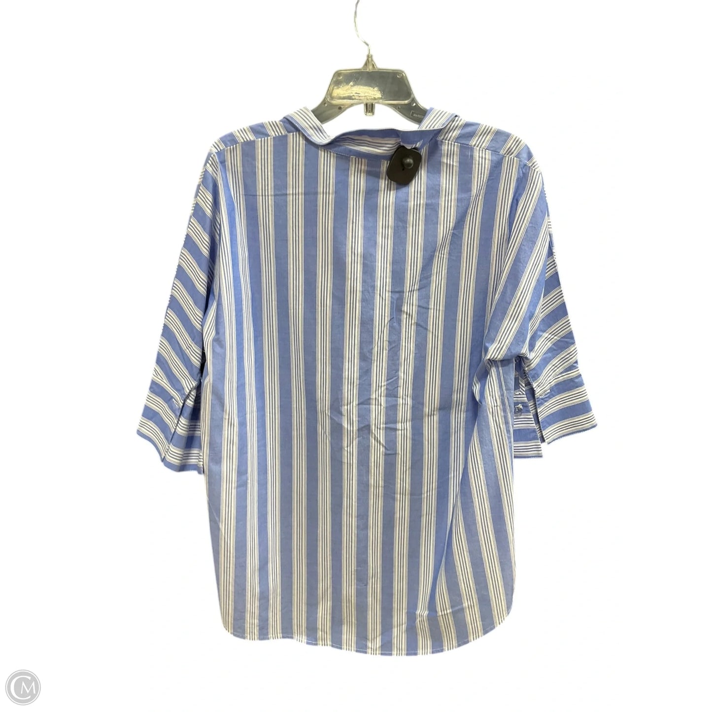 Blouse Long Sleeve By Fate In Striped Pattern, Size: S