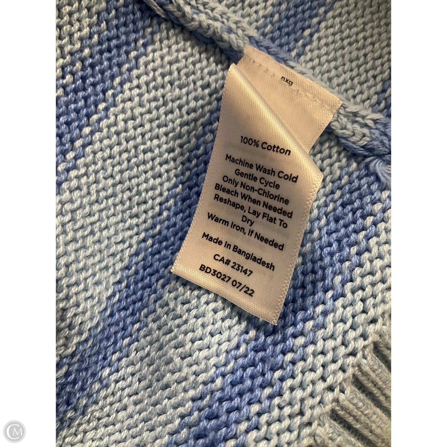 Sweater By Talbots In Blue, Size: S