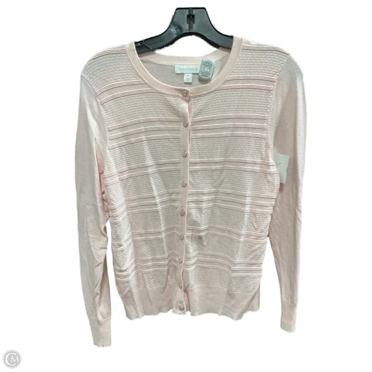 Cardigan By Charter Club In Pink, Size: M
