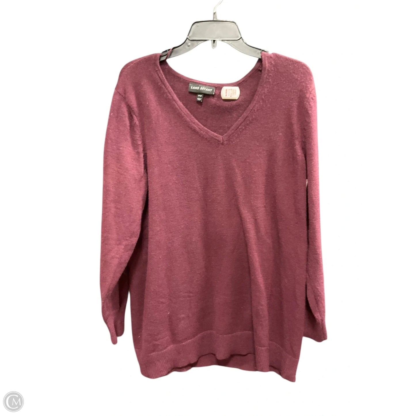 Sweater By Lane Bryant In Purple, Size: 14