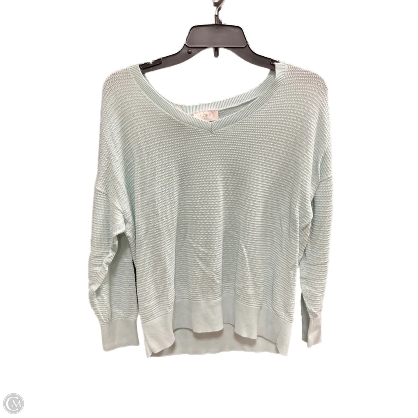 Top Long Sleeve By Loft In Blue, Size: L