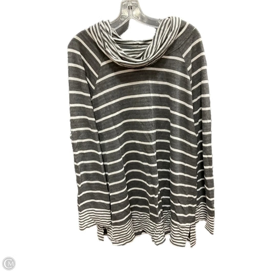 Top Long Sleeve By Chicos In Striped Pattern, Size: Xl