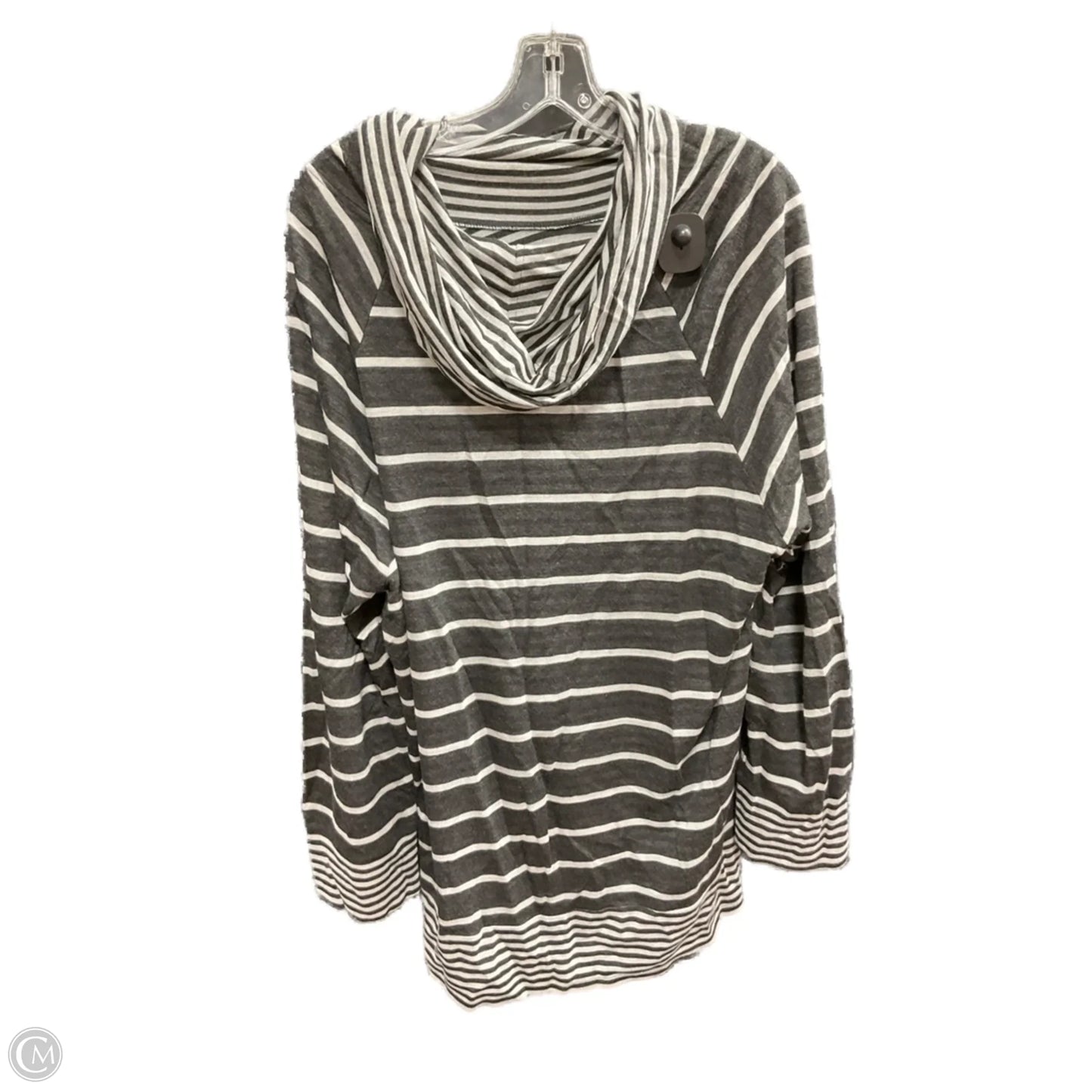Top Long Sleeve By Chicos In Striped Pattern, Size: Xl