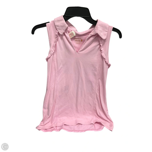 Top Sleeveless Designer By Lilly Pulitzer In Pink, Size: M