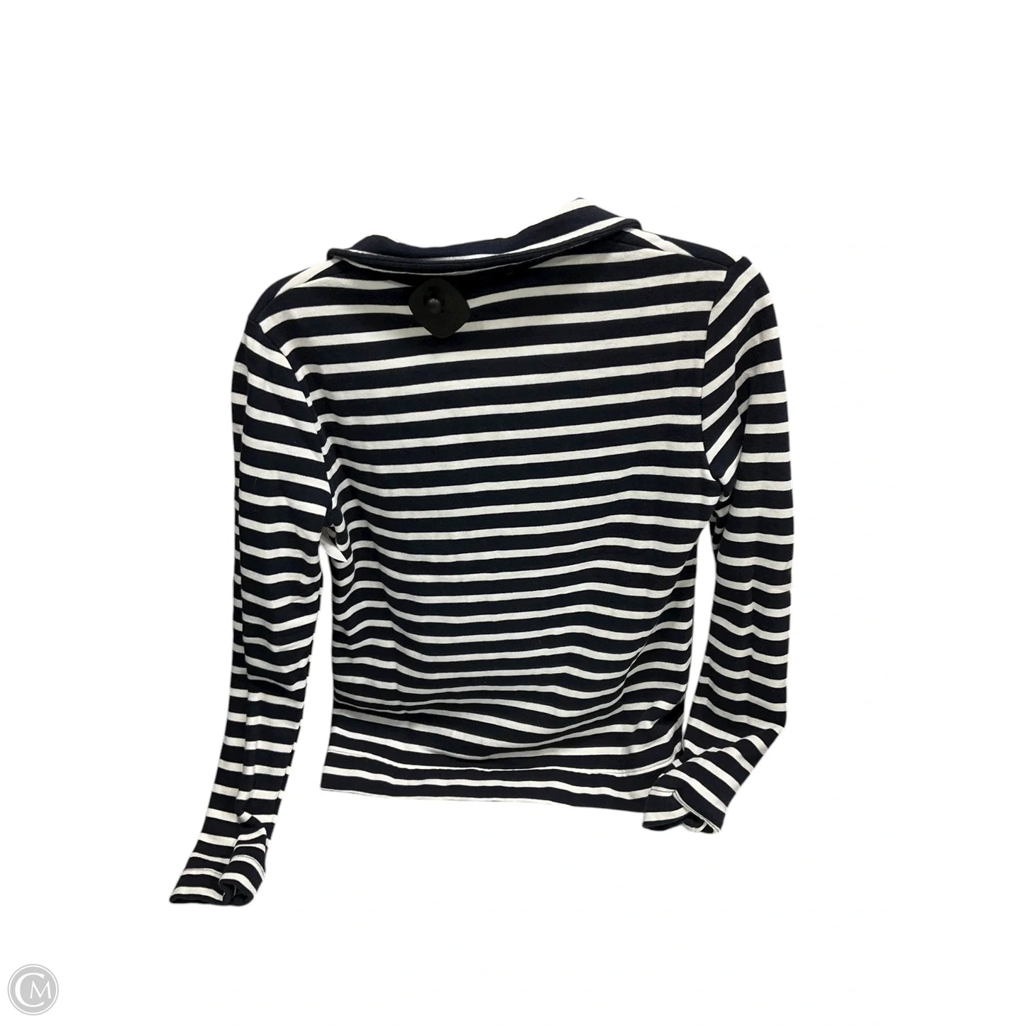 Top Long Sleeve By Talbots In Striped Pattern, Size: Xs