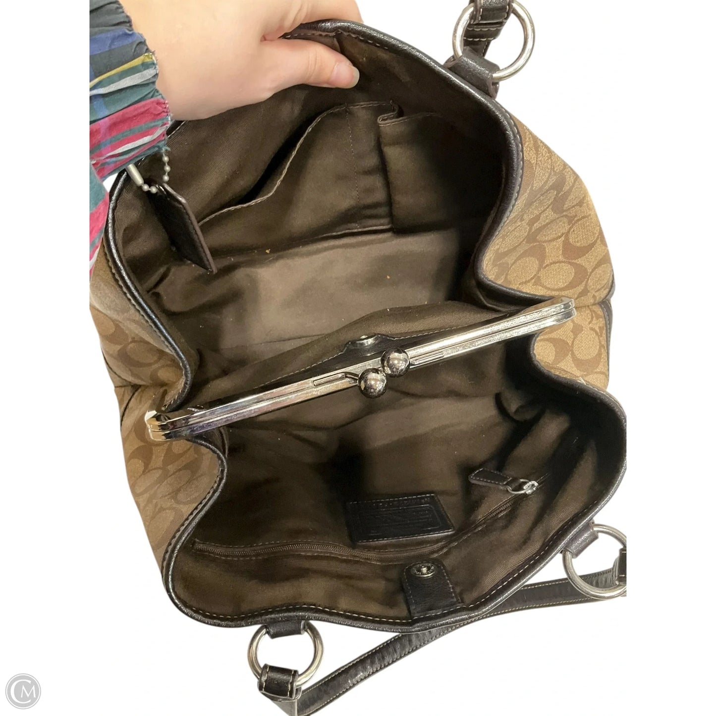 Handbag Designer By Coach, Size: Large
