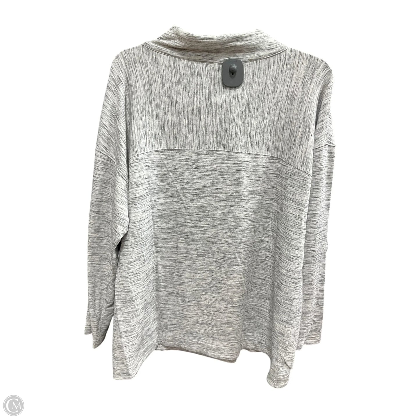 Top Long Sleeve By Talbots In Grey, Size: Xl