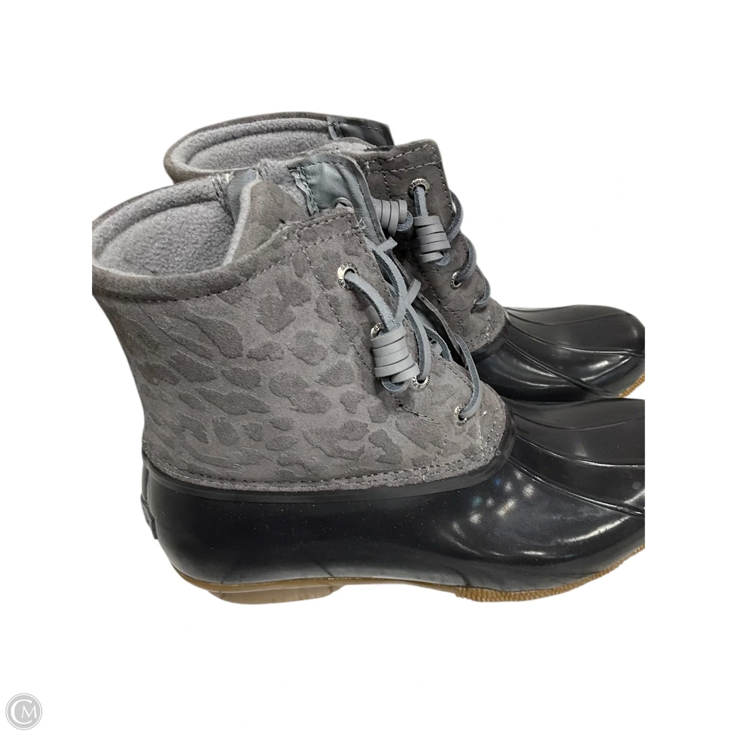 Boots Ankle Flats By Sperry In Grey, Size: 10