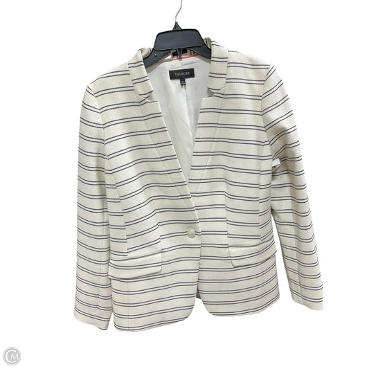 Blazer By Talbots In Striped Pattern, Size: 12
