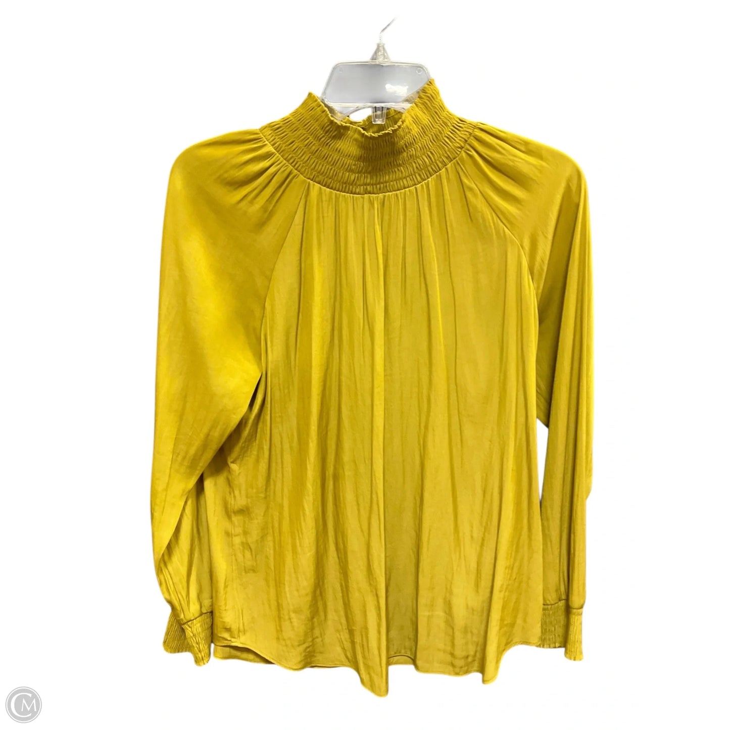 Top Long Sleeve By Chicos In Green, Size: M