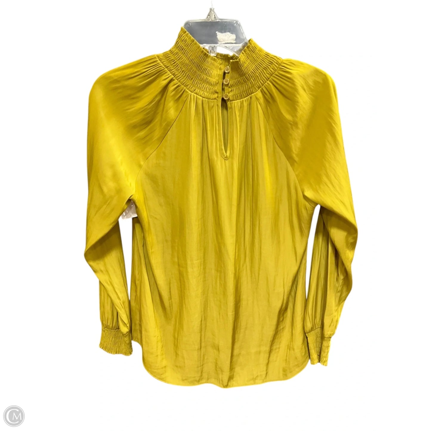 Top Long Sleeve By Chicos In Green, Size: M