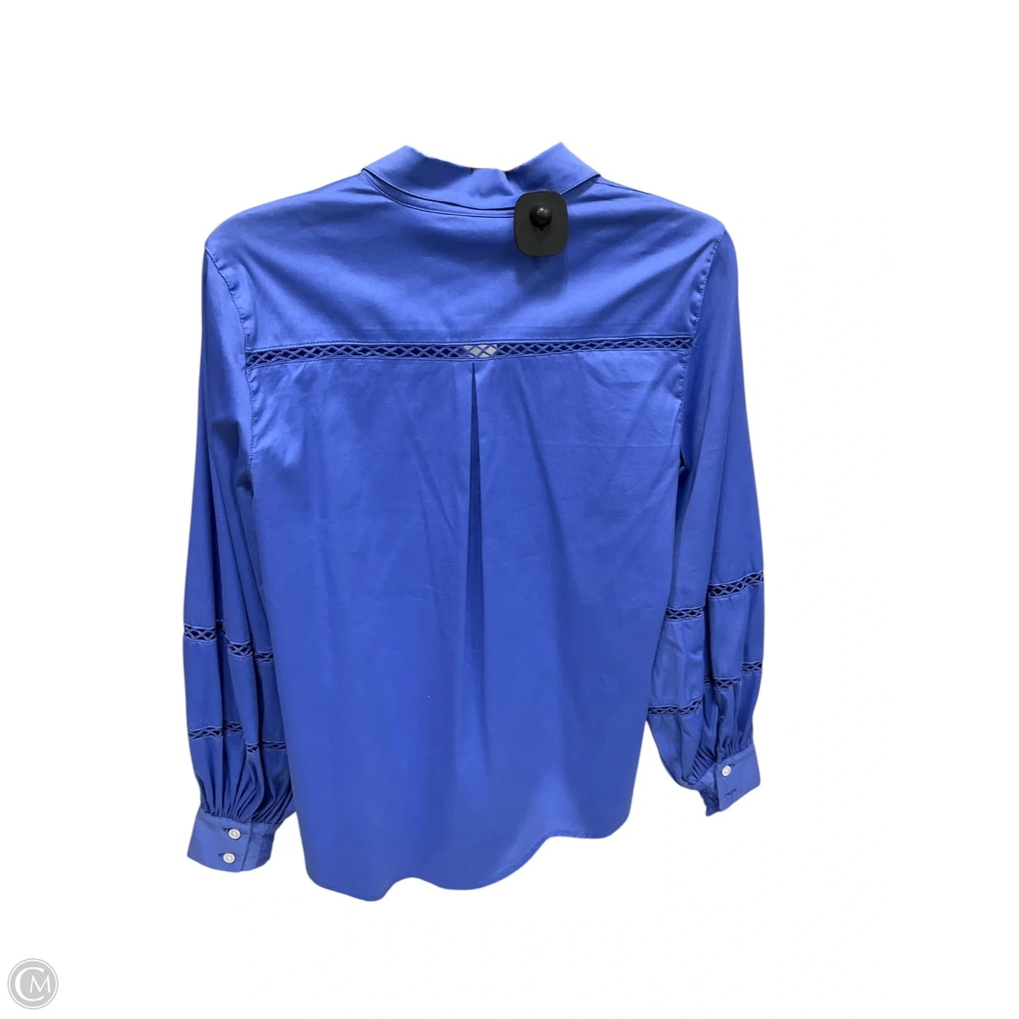 Blouse Long Sleeve By Chicos In Blue, Size: M