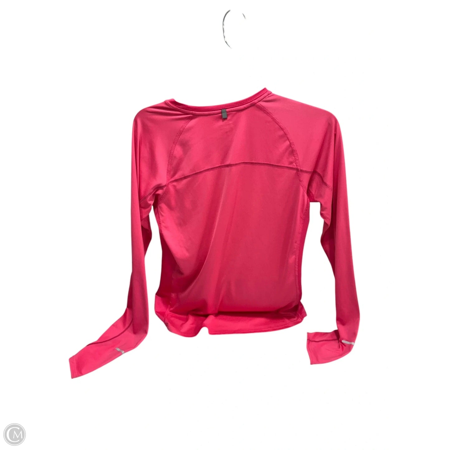 Athletic Top Long Sleeve Crewneck By Nike In Pink, Size: M