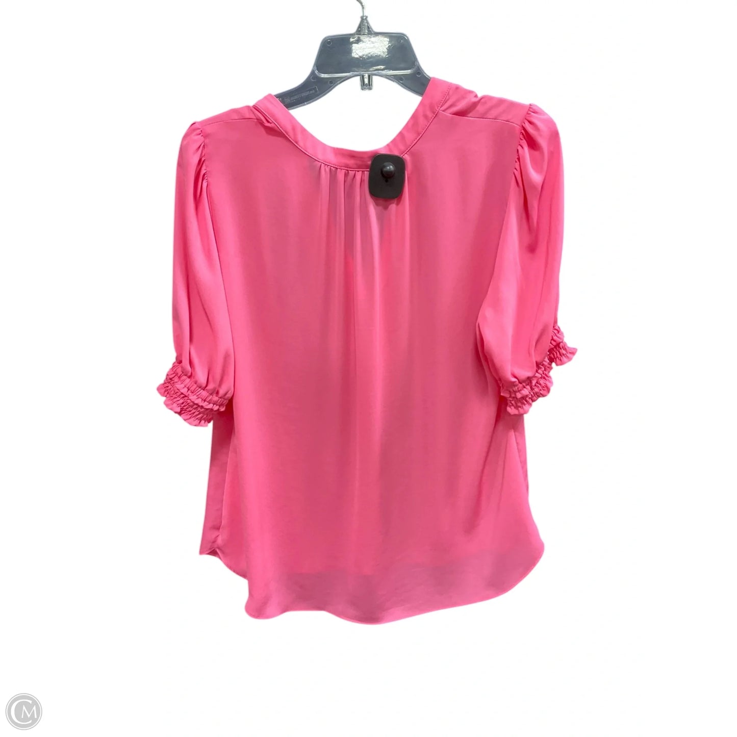 Top Short Sleeve By Current Air In Pink, Size: M