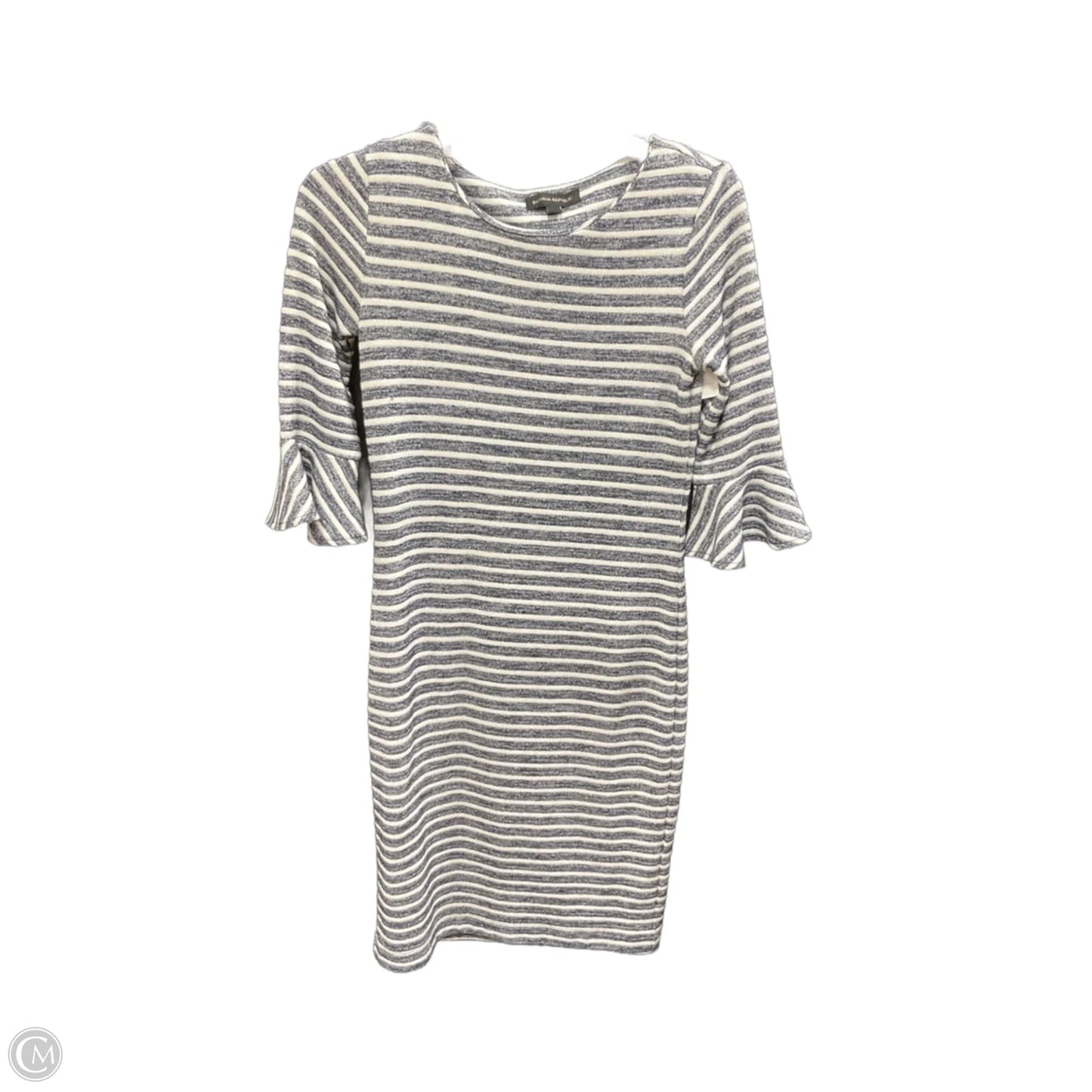 Dress Casual Midi By Banana Republic In Striped Pattern, Size: 0
