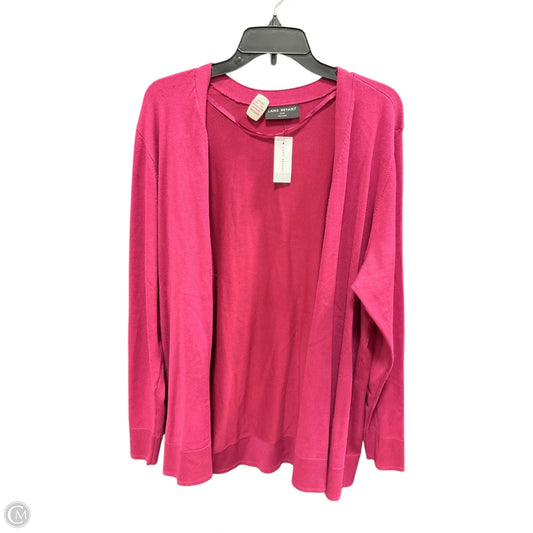 Cardigan By Lane Bryant In Red, Size: 3x