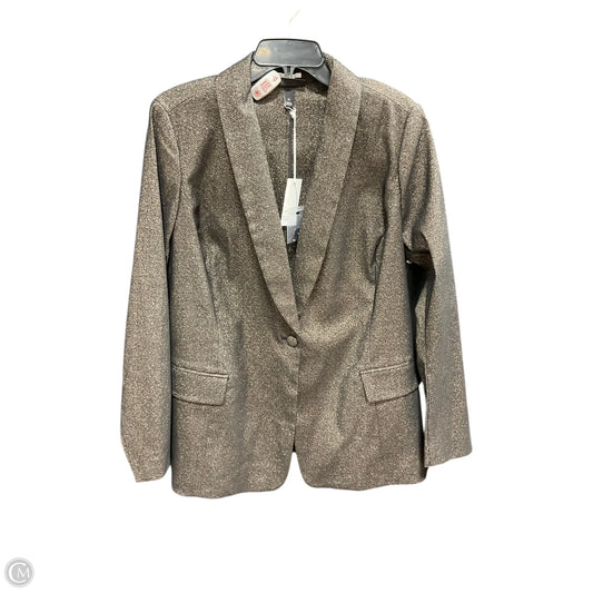 Blazer By Lane Bryant In Gold, Size: 2x