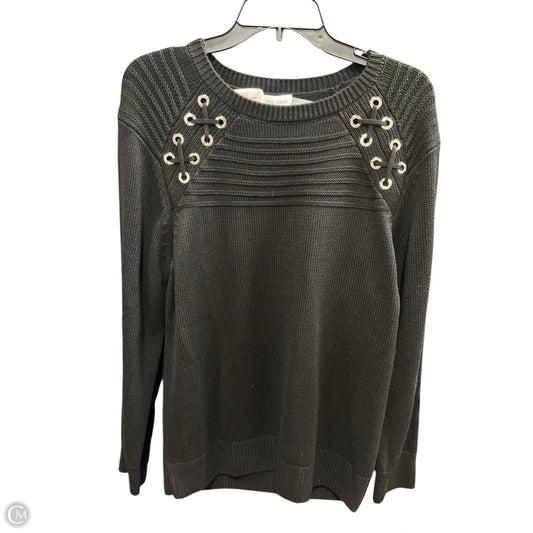 Sweater By Calvin Klein In Black, Size: L