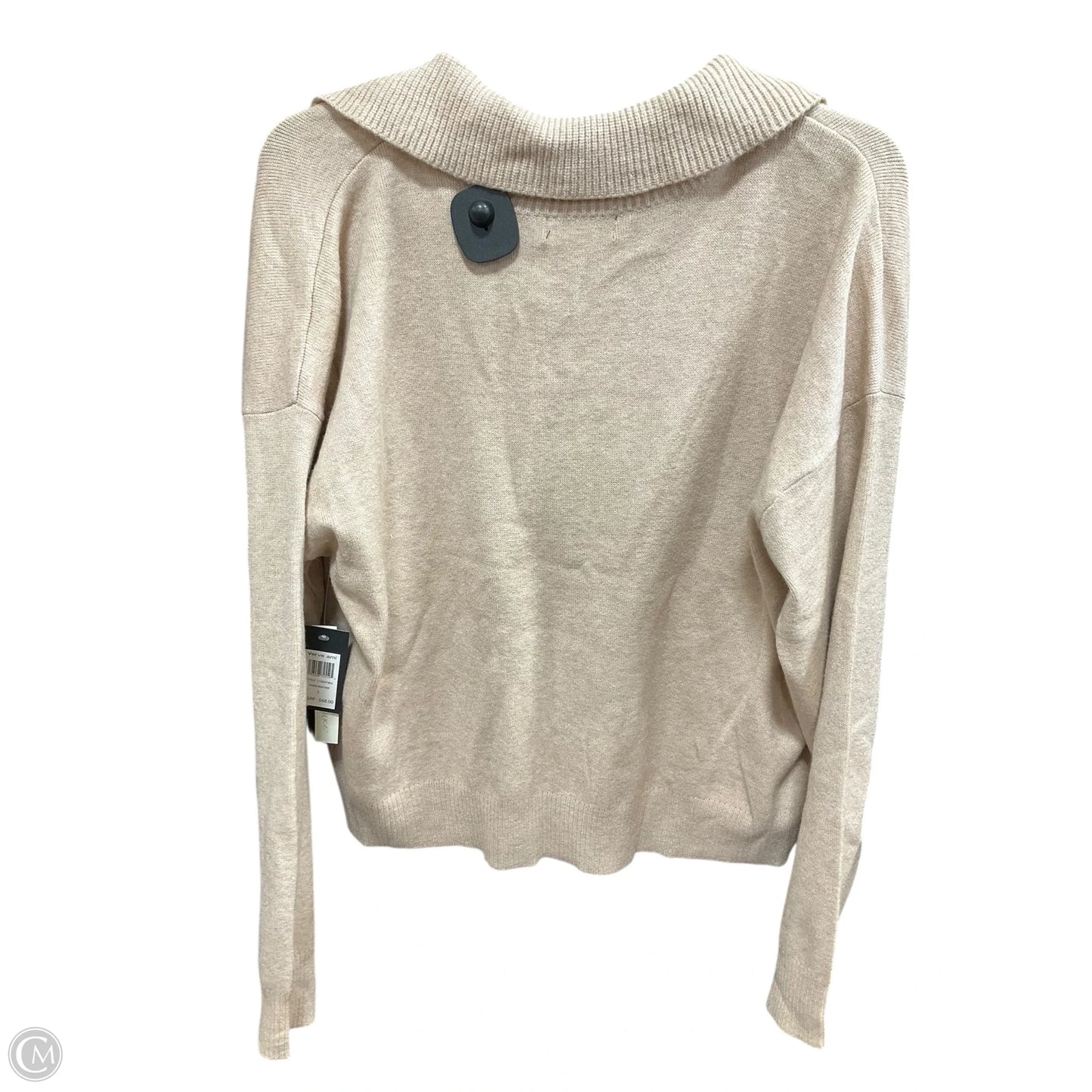 Blouse Long Sleeve By Verve Ami In Beige, Size: L