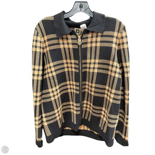 Jacket Other By Anne Klein In Black & Tan, Size: L