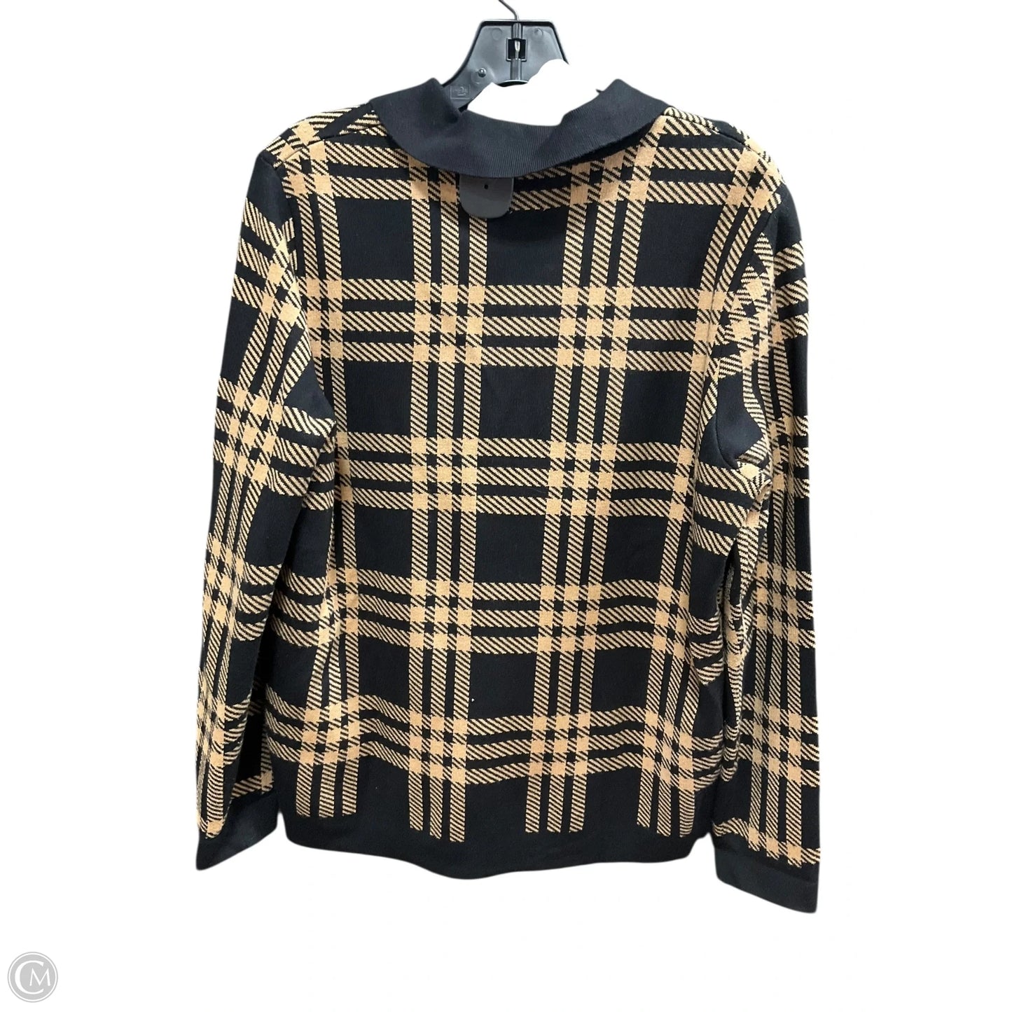 Jacket Other By Anne Klein In Black & Tan, Size: L