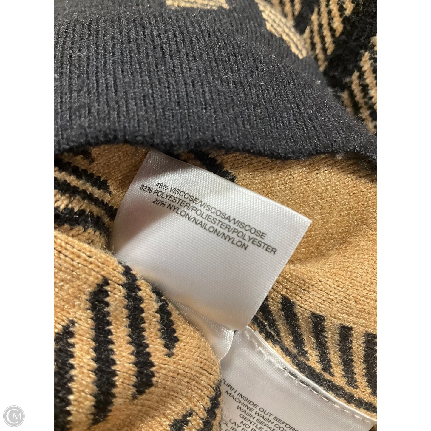 Jacket Other By Anne Klein In Black & Tan, Size: L