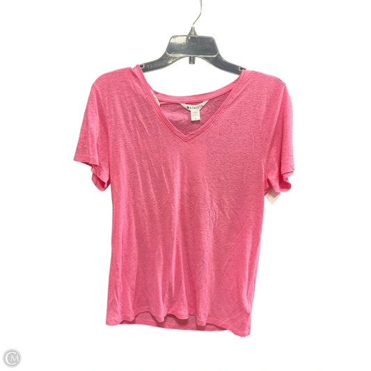 Athletic Top Short Sleeve By Athleta In Pink, Size: S
