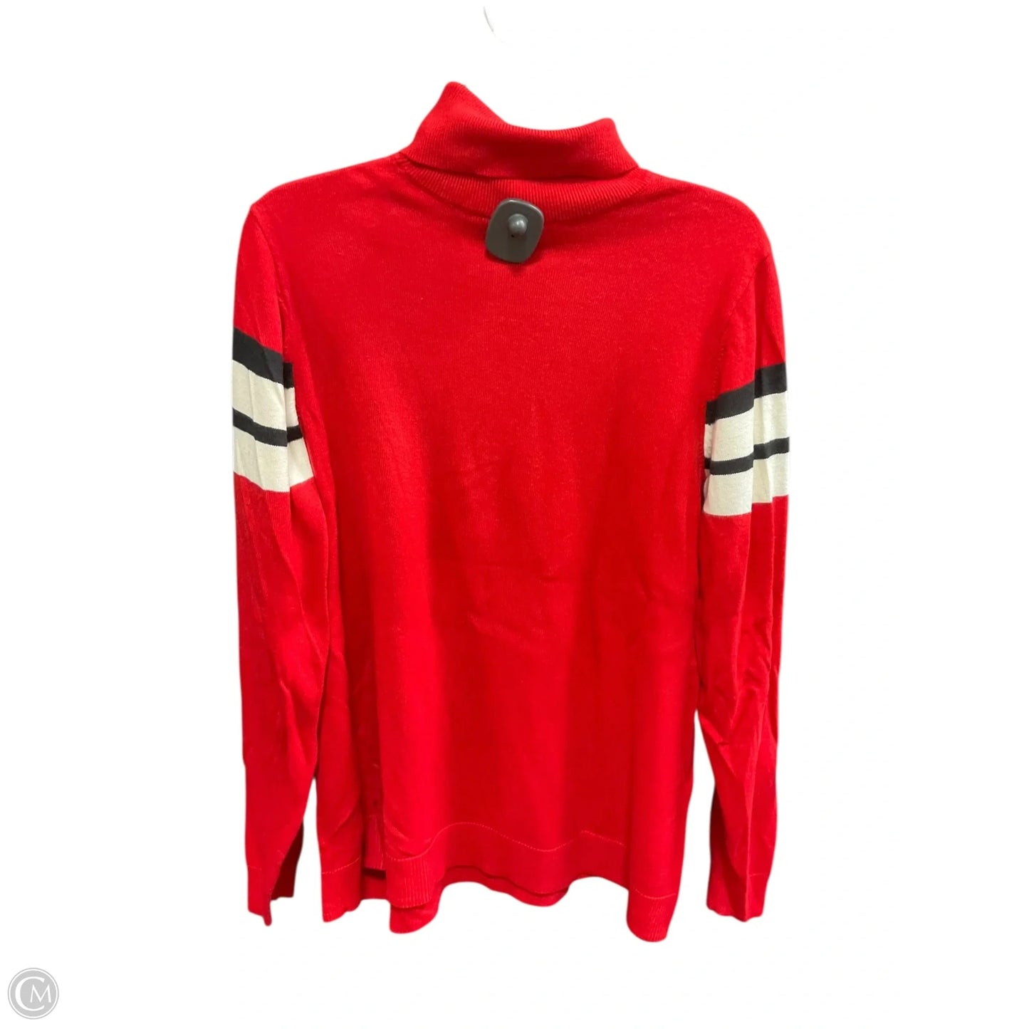 Top Long Sleeve By Lane Bryant In Black & Red, Size: 2x